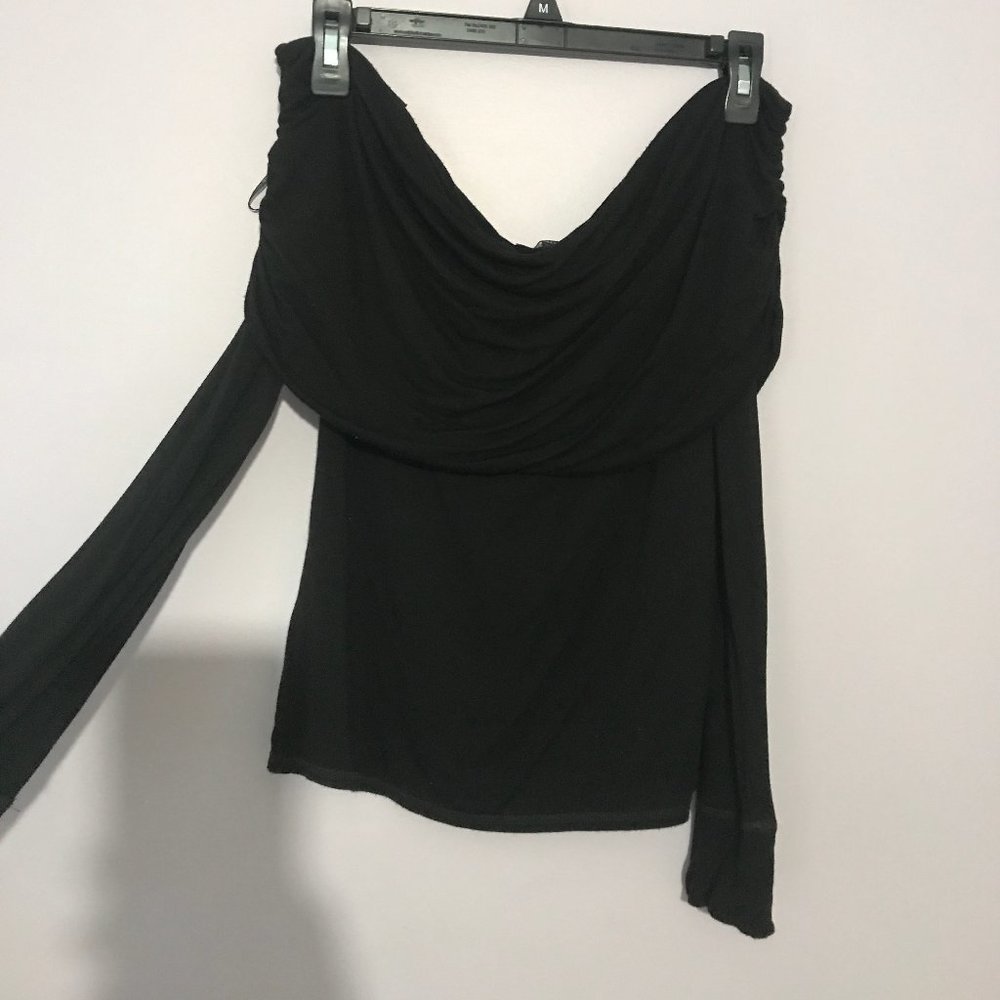 Forever 21 Off the Shoulder Black Top